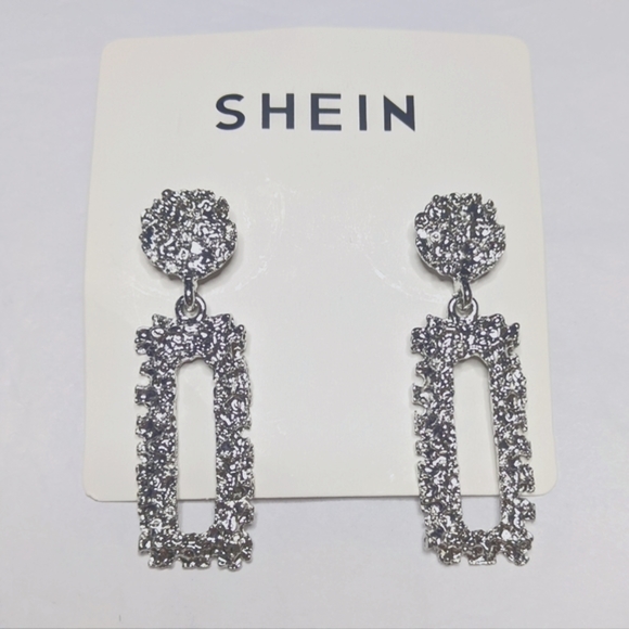 Silver Drop Earrings - Picture 7 of 8